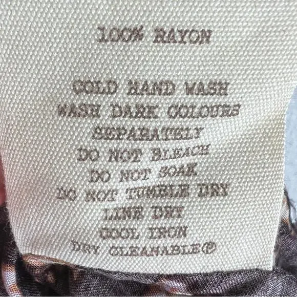 Spell | Desert Rose Boho Brown Tan Floral Playsuit Romper Small - Picture 9 of 9